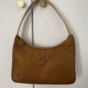 Vintage Prada Tessuto Nylon Mini Hobo Bag